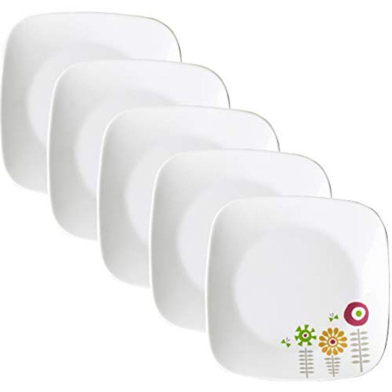 コレール ケイユクッカ スクエア中皿 J2211 Kjka 5枚セット Cp 17 Advokaco Lt