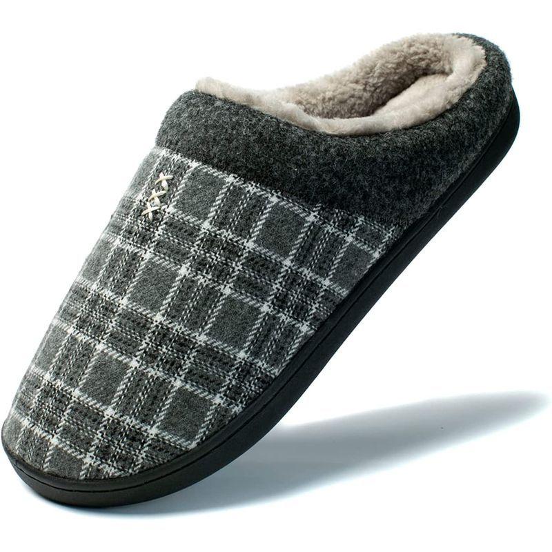 Miqieer ルームシューズ メンズ スリッパ 冬用 暖かい 防寒 ボア付き 冬用サンダル あったか 滑り止め ルームスリッパ 軽量 柔ら 矢嶋本店 通販 Yahoo ショッピング