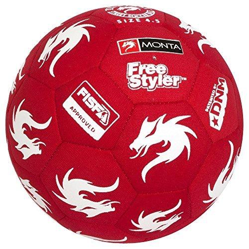 高速配送 Monta フリースタイル専用ボール Freestylers Shinji 4 5号球 レッド Monta モンタ 完売 Www Muslimaidusa Org