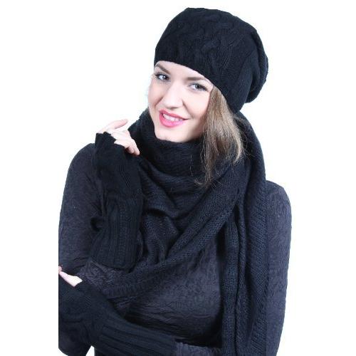 売れ筋新商品 Milano カシミアのキャップと手袋 アクセサリー Weslee 財布 帽子 ファッション小物 Affaires Sociales Gouv Cg