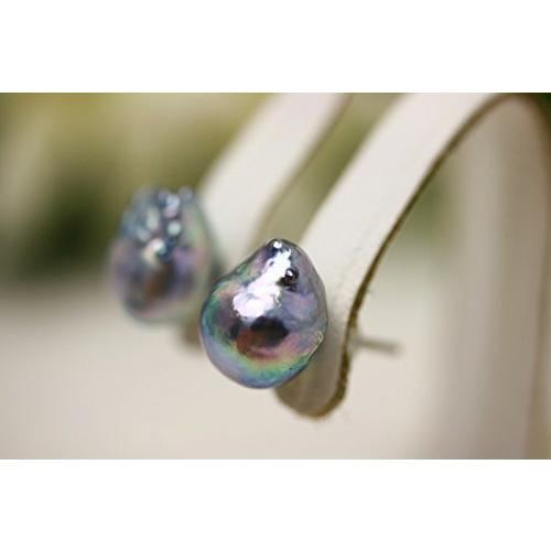 最も優遇の K14wg製 ナチュラルブルーカラー 11 9 10 9mm アコヤ真珠パールピアス 真珠倶楽部 ヘアアクセサリー Meorboston Org