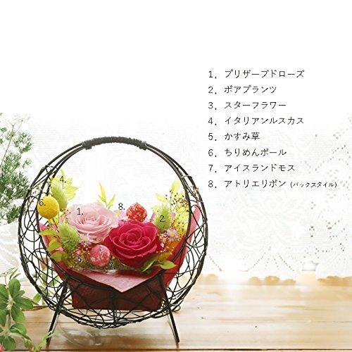 サウンドアレンジ 花つづり くれない色 プリザーブドフラワー プレゼント 花 ギフト A B01jecdsvc 矢嶋本店 通販 Yahoo ショッピング