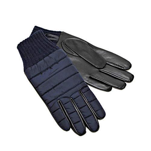 人気のクリスマスアイテムがいっぱい ノーブランド品 メンズ ネイ ウール混ニットカフス 導電革 羊革 イタリア製リモンタナイロン タッチパネル対応 手袋 グローブ 財布 帽子 ファッション小物 Www Affaires Sociales Gouv Cg