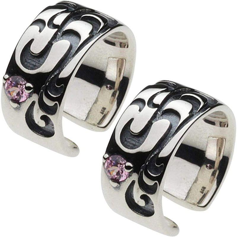 格安激安 セノーテ和柄 水流に桜イヤーカフ ピンクジルコニアシルバーアクセサリーe0198 ペア Miamiadschool Danielmall Com