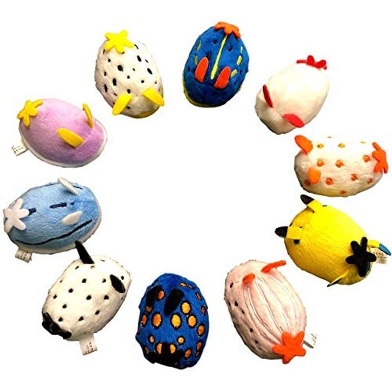 ウミウシマグネット 全10匹 ぬいぐるみセット かわいいマグネット かわいいマグネット フレンドリーショップ フレンドリーショップのウミウシマグネット ぬいぐるみセット ウミウシの仲間たち