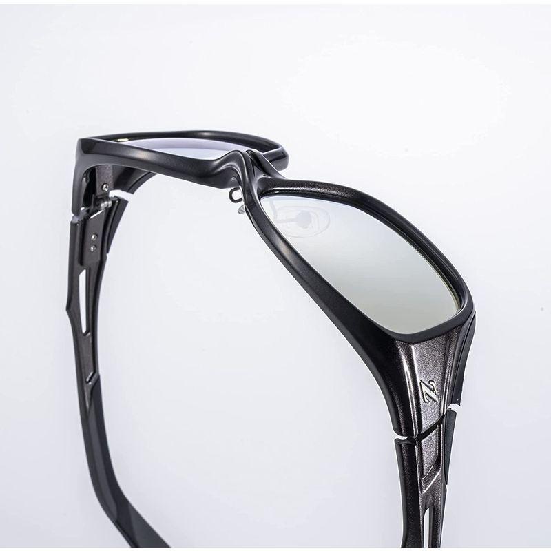 Zeque(ゼクー) 偏光サングラス Devon(デヴォン) F-1983 ガンメタル