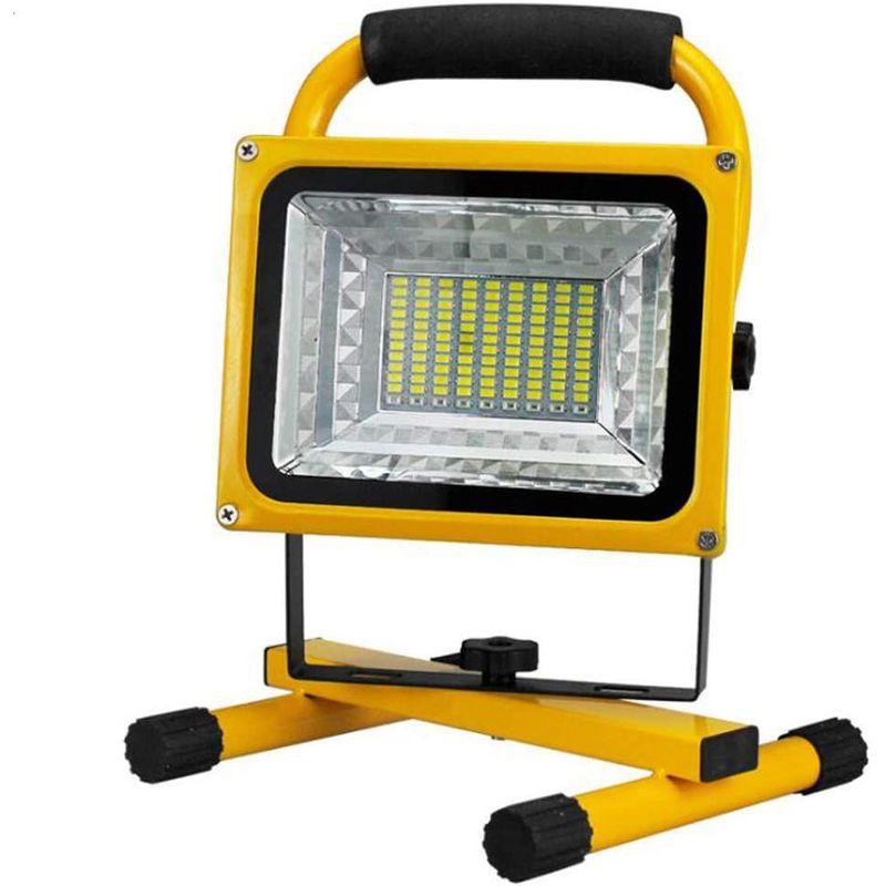 Makilight　500W　LED投光器　6モード　看板灯　作業灯　携帯充電　ABS素材　充電式ポータブル投光器　非常灯　18650mAh