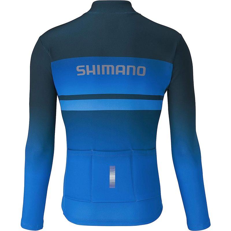 シマノ(SHIMANO) サイクリングジャージ チーム ロングスリーブ ジャージ ブルー L MY20 :20230627151857