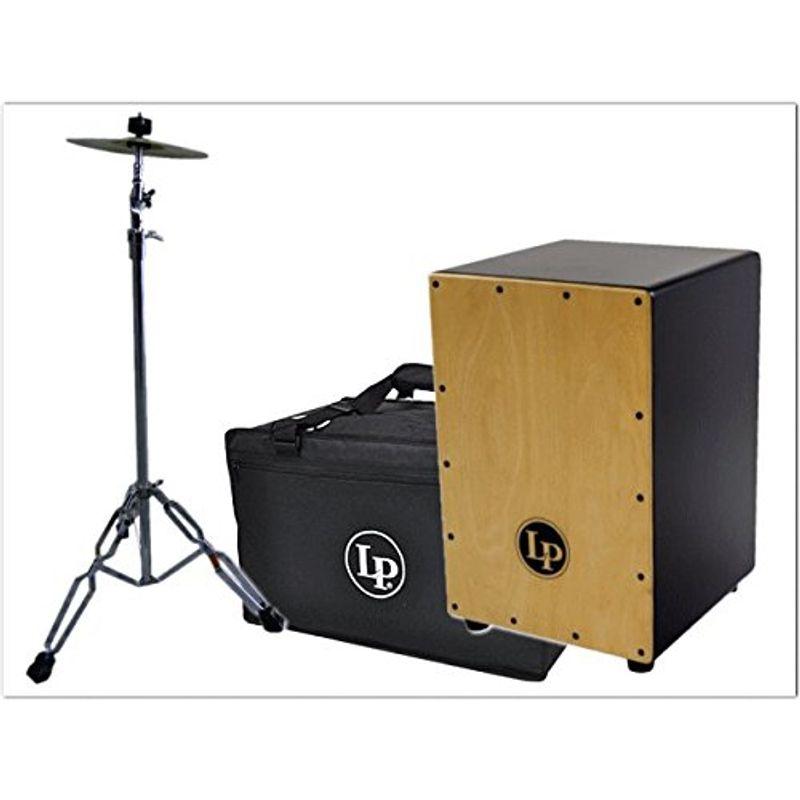 LP(エルピー)カホン(Festivo Cajon)LP1442BKSPL(黒いカホン)ケース/シンバル付き