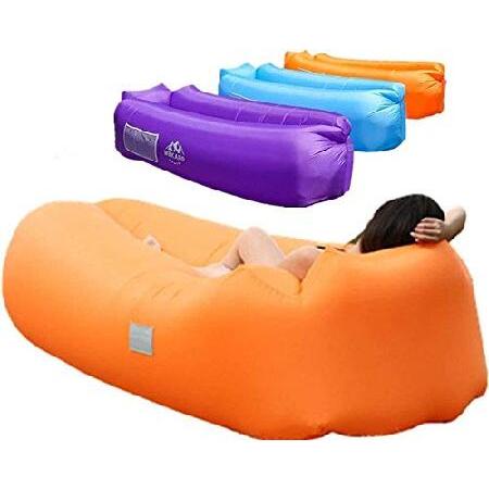 WEKAP0 Inflatable L0unger Air S0fa Hamm0ck-P0rtable,Water Pr00f＆ Anti-Air Leaking Design-Ideal C0uch f0r Backyard Lakeside Beach Traveling ＿並行輸入