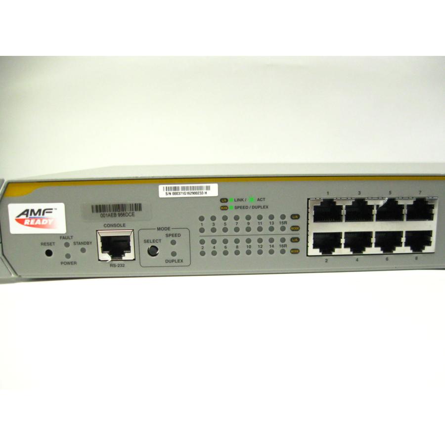 ▽Allied Telesis CentreCOM AT-SH210-16GT 16ポート ギガビット