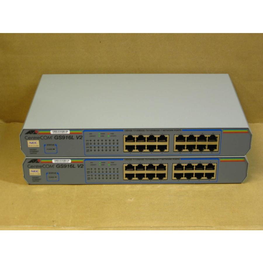▽Allied Telesis CentreCOM GS916L V2 16ポート ギガビット ▽Allied Telesis CentreCOM GS916L V2 16ポート ギガビット