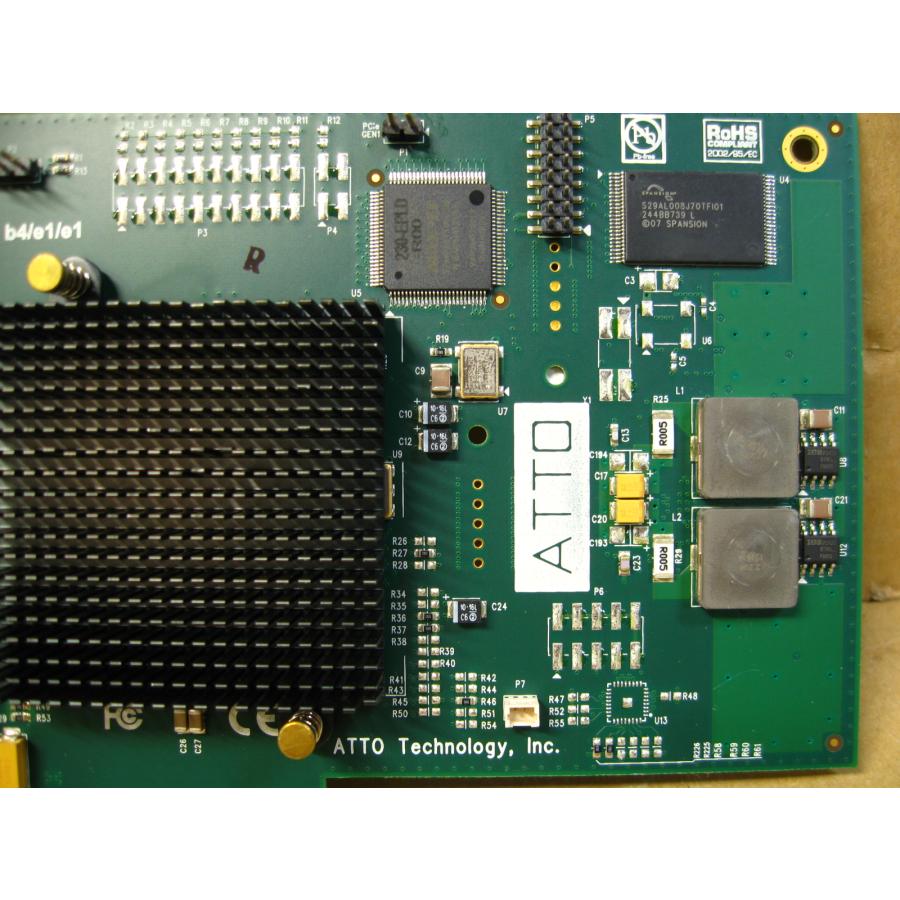 ATTO Technology Celerity FC-84EN 意外と高価 ▽ATTO Celerity FC-84EN 4ポート 8Gb/s ファイバーチャネル ホスト