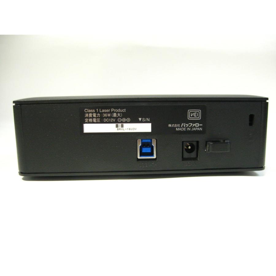 ▽Buffalo BRXL-16U3V 外付ブルーレイドライブ USB3.0/2.0接続