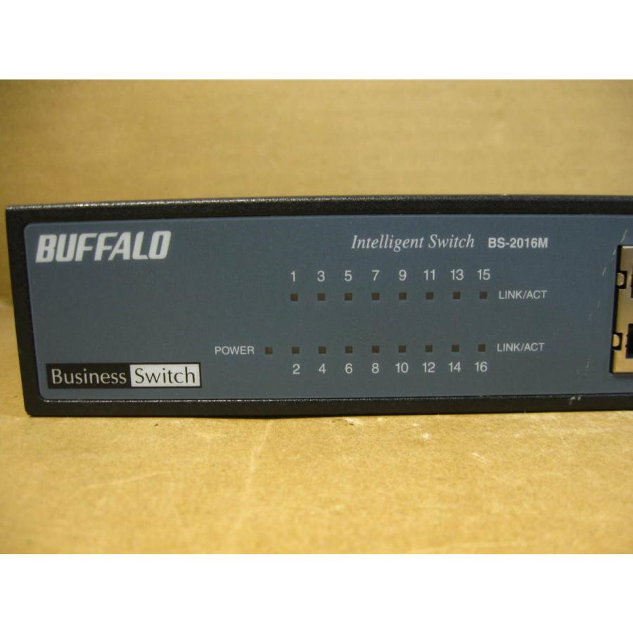 ▽BUFFALO BS-2016M 16ポート ビジネススイッチ レイヤー2 10/100Base