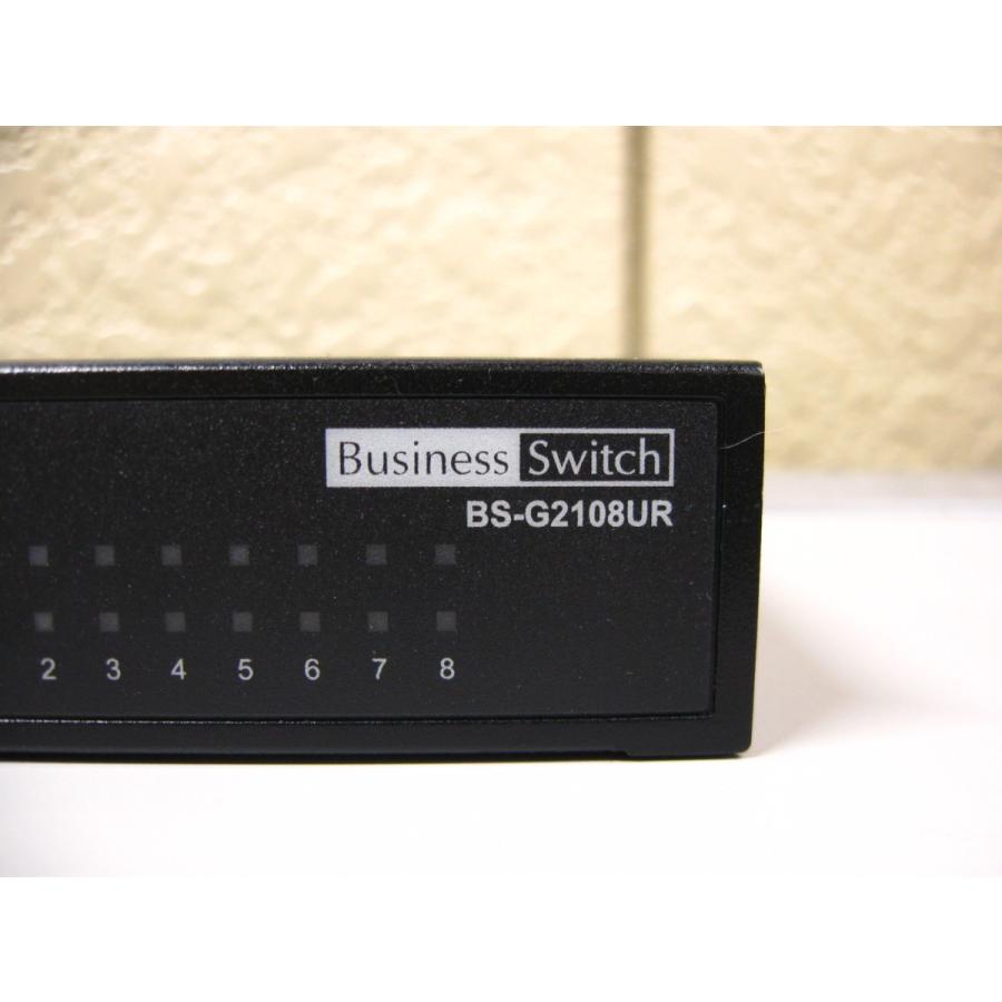 ▽Buffalo BS-G2108UR 8ポート ビジネススイッチ レイヤー2 中古