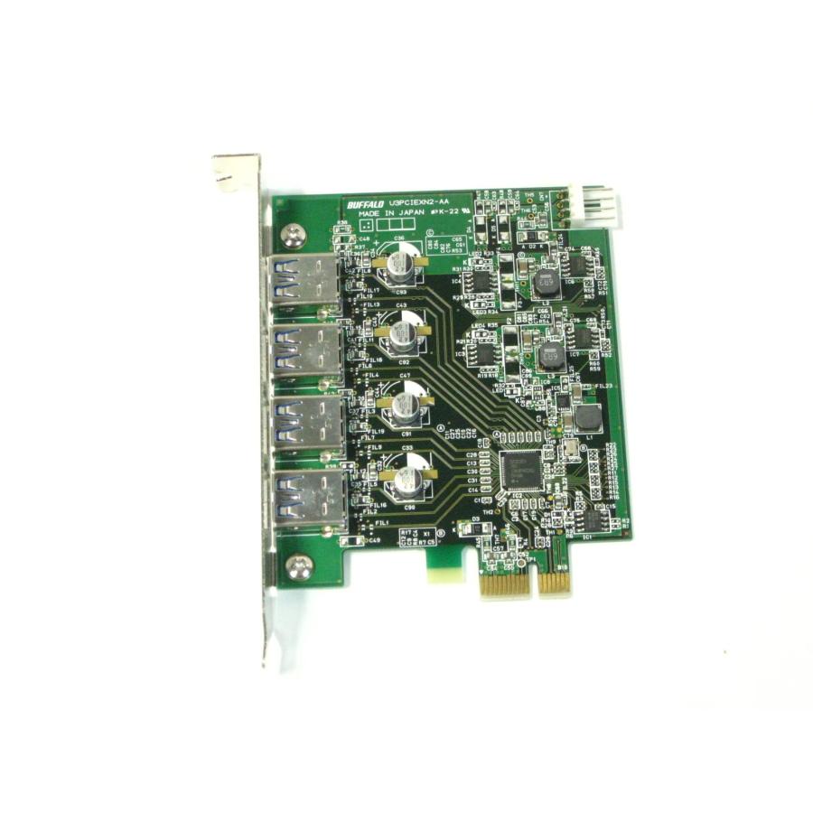 BUFFALO USB3.0拡張カード 4ポート IFC-PCIE4U3S ▽BUFFALO IFC-PCIE4U3S 4ポート USB3.0 インターフェイスボード 増設