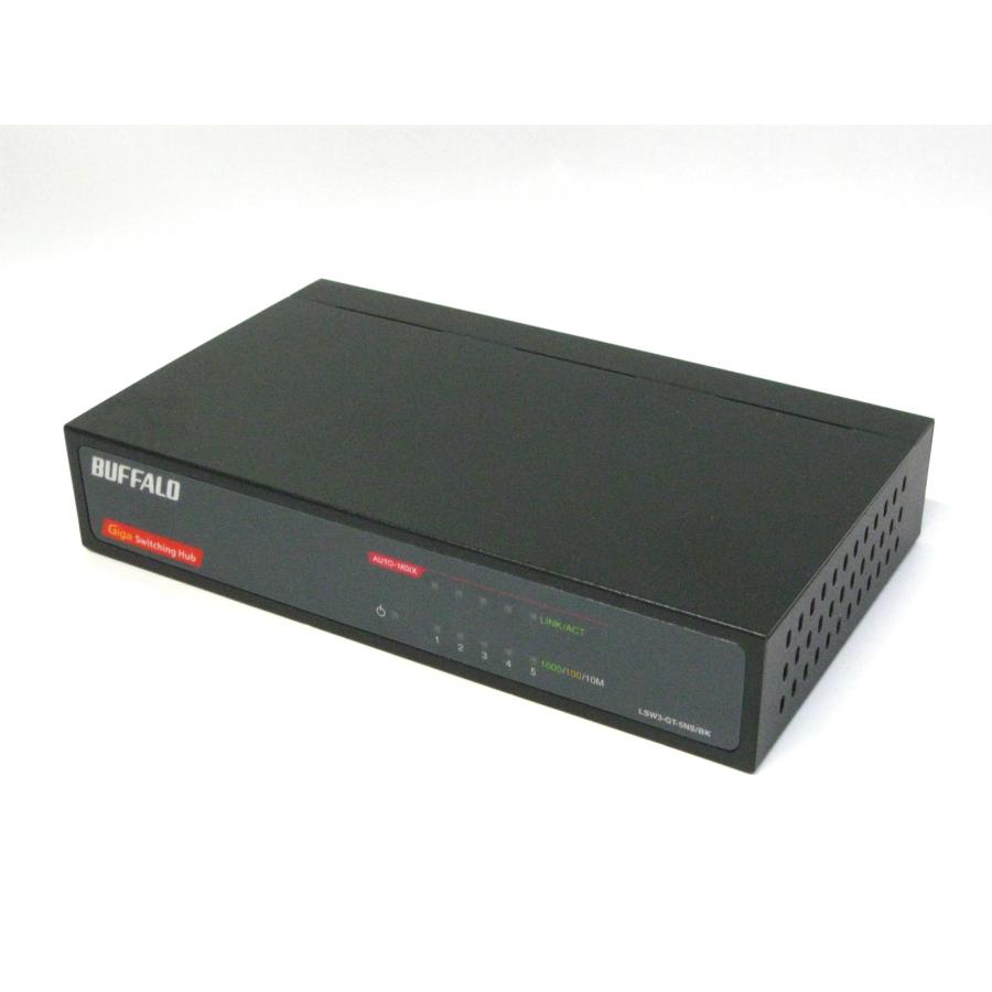 ▽BUFFALO LSW3-GT-5NS/BK 5ポート ギガビット スイッチングハブ ▽BUFFALO LSW3-GT-5NS/BK 5ポート ギガビット スイッチングハブ