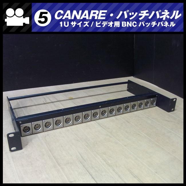CANARE・パッチパネル/1Uマウント金具付/BNC パッチ盤 : ミサオ