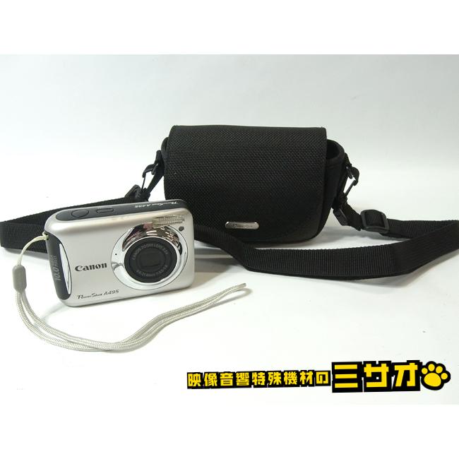 PowerShot ☆Canon A495・キヤノン コンパクトデジタルカメラ・単三