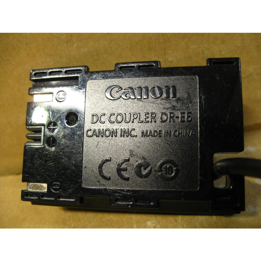 ▽Canon DR-E6 DC COUPLER 接続コード 中古 キヤノン DCカプラー