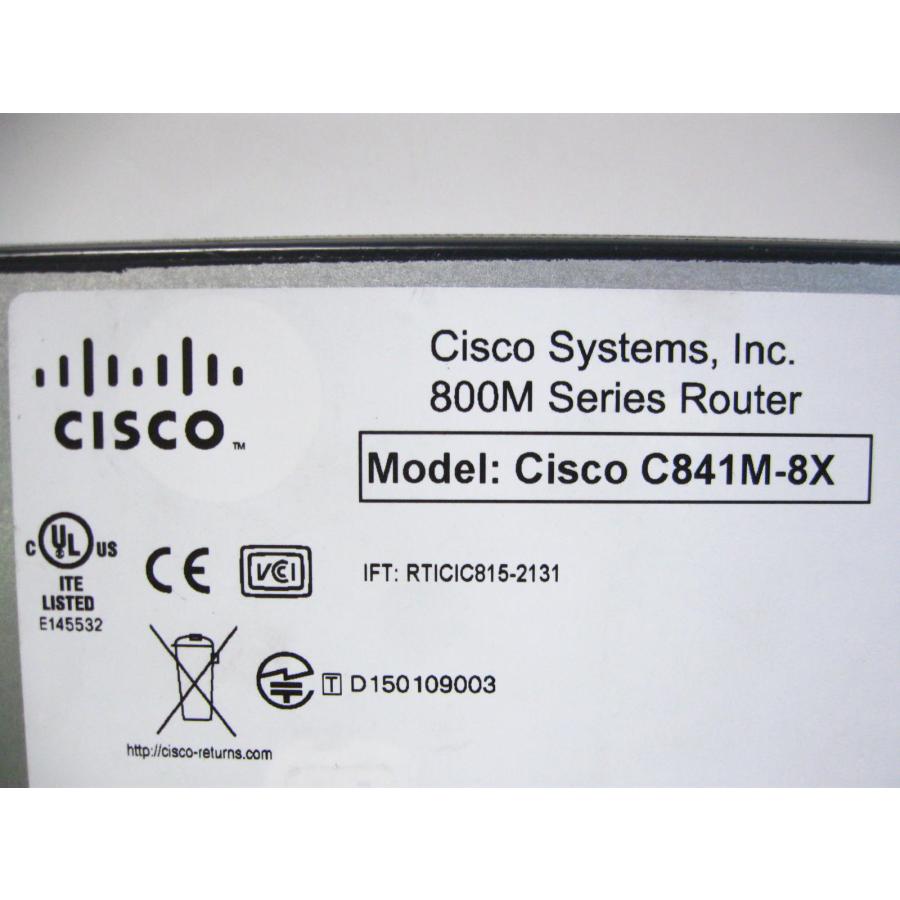 ▽Cisco C841M-8X-JAIS/K9 V01 10ポート 800Mシリーズ サービス ▽Cisco C841M-8X-JAIS/K9 V01 10ポート 800Mシリーズ サービス