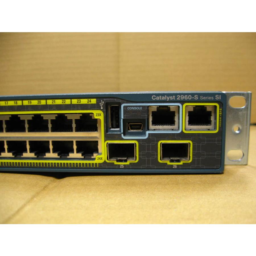 ▽Cisco Catalyst WS-C2960S-24TS-S V02 15.0(2)SE11 24ポート ▽Cisco Catalyst WS-C2960S-24TS-S V02 15.0(2)SE11 24ポート