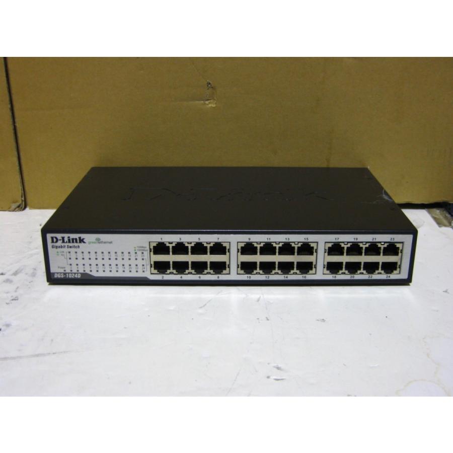 PC周辺機器 D-Link 24Port Rackmountable DGS-1024D D-Link DGS 1024D - switch - 24 ports - unmanaged - rack