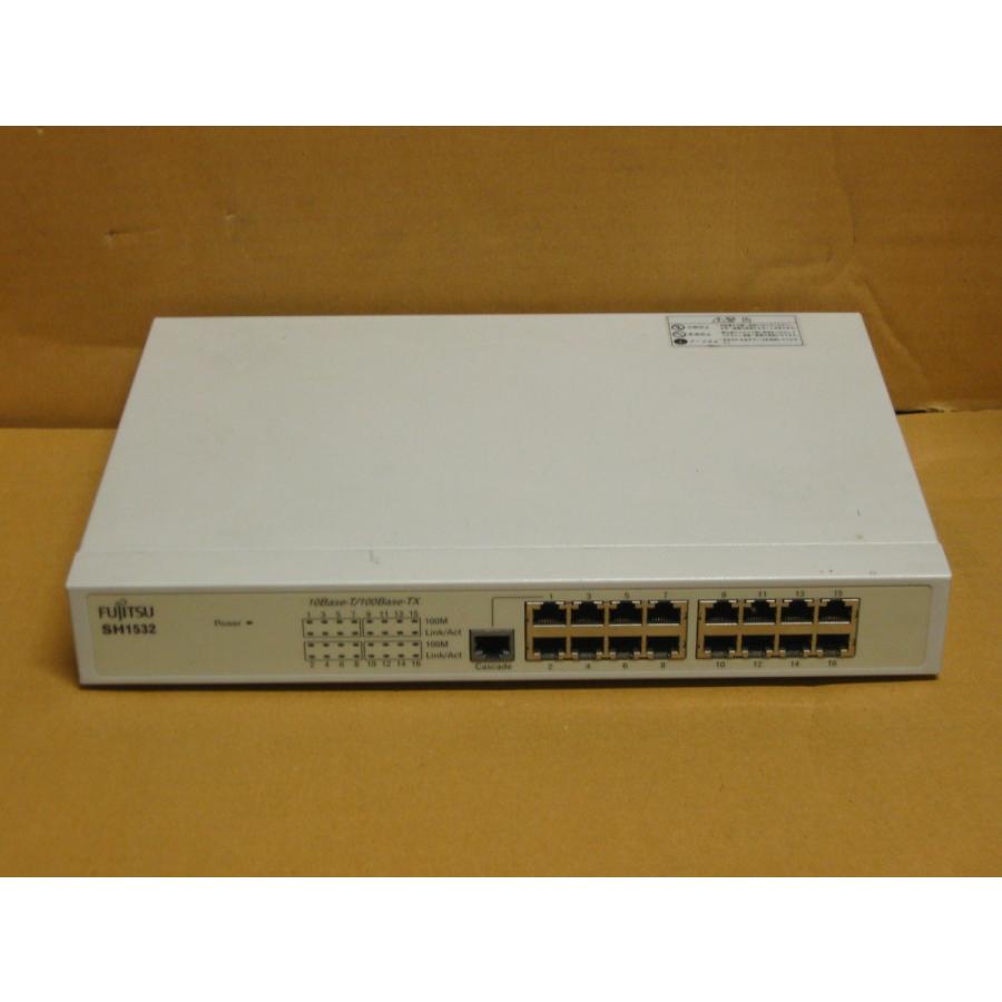 ▽富士通 FUJITSU SH1532 10/100 スイッチングハブ 中古 : ミサオ