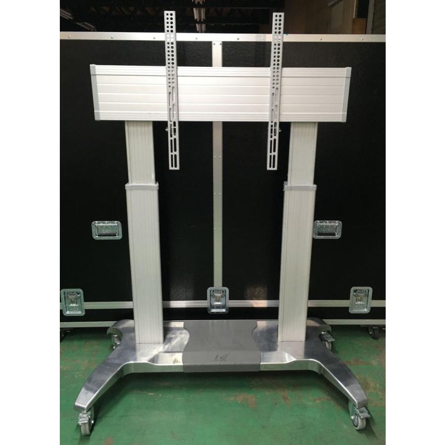 ◇NORTH BAYOU モバイルカートテレビスタンド CF100（シルバー）55〜80