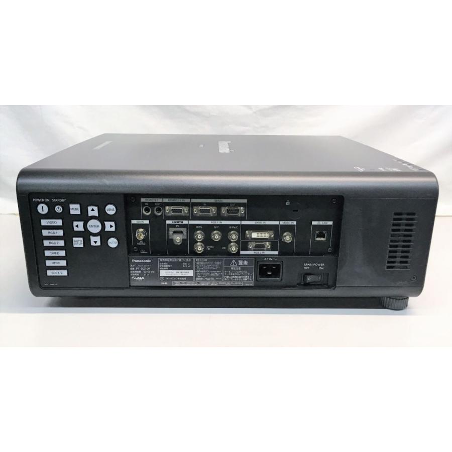 Panasonic PT-DZ10K 高輝度10600lm 3チップDLPプロジェクター [ランプ使用時間:1977h] プラダンケース付き ...