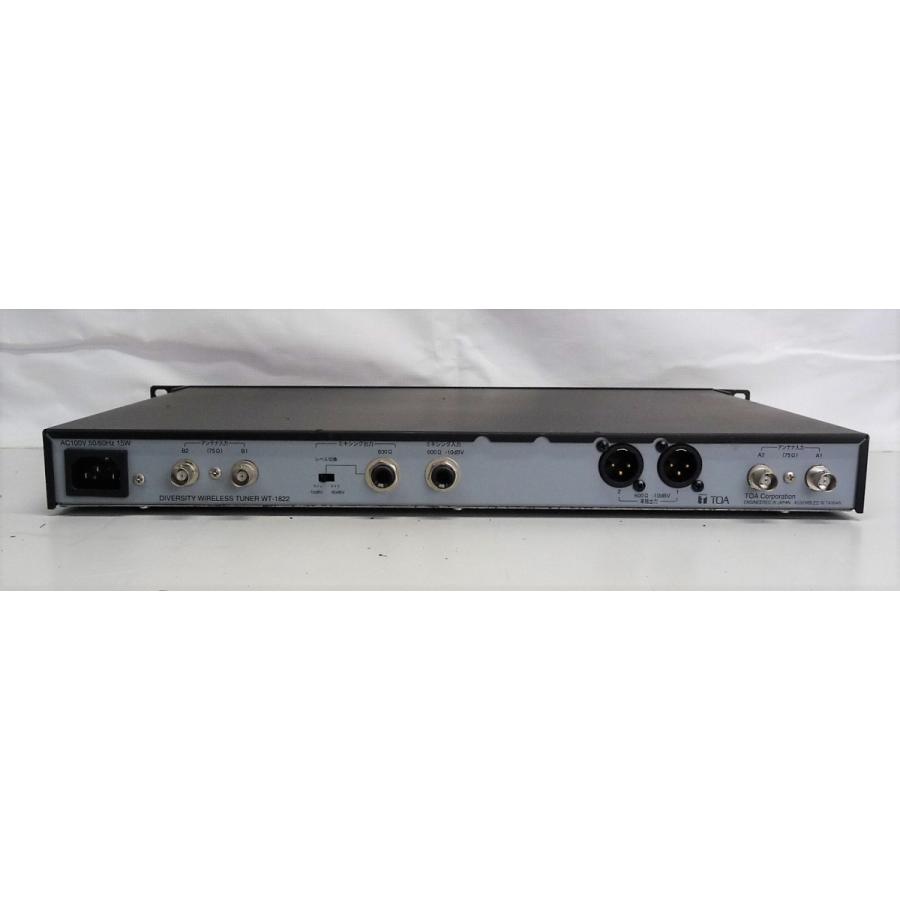 TOA ワイヤレスチューナー　WT-1822 ダイバシティワイヤレスチューナー (WT-1822) | TOA株式会社