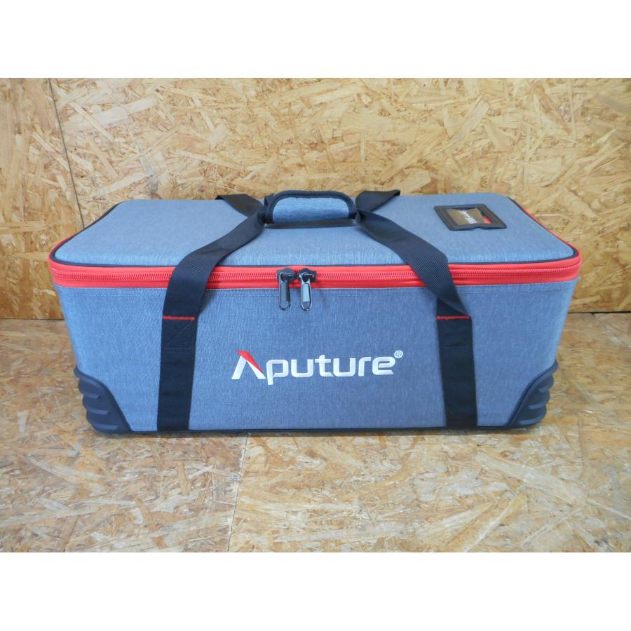 Aputure LEDライトバルブ 3個セット 収納ケース付。4個迄収納可能です ◎Aputure 300D MK II 照明機器収納ケース バッグ/機材バッグ ソフト