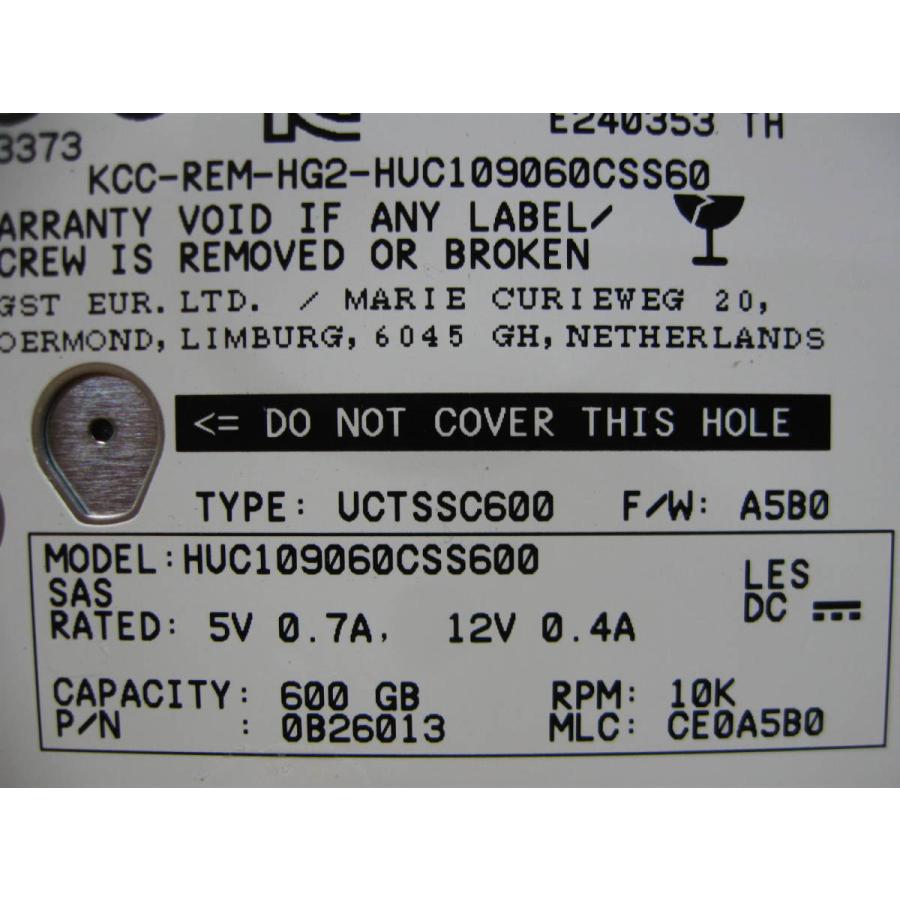 ▽HITACHI HGST HUC109060CSS600 600GB SAS2.0 6Gb/s 10krpm 2.5 ▽HITACHI HGST HUC109060CSS600 600GB SAS2.0 6Gb/s 10krpm 2.5