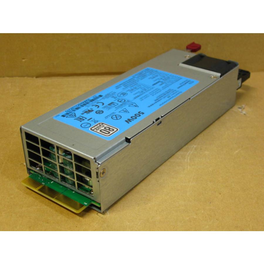 ▽HP HSTNS-PL40 500W サーバー用冗長電源ユニット 中古 723594-001