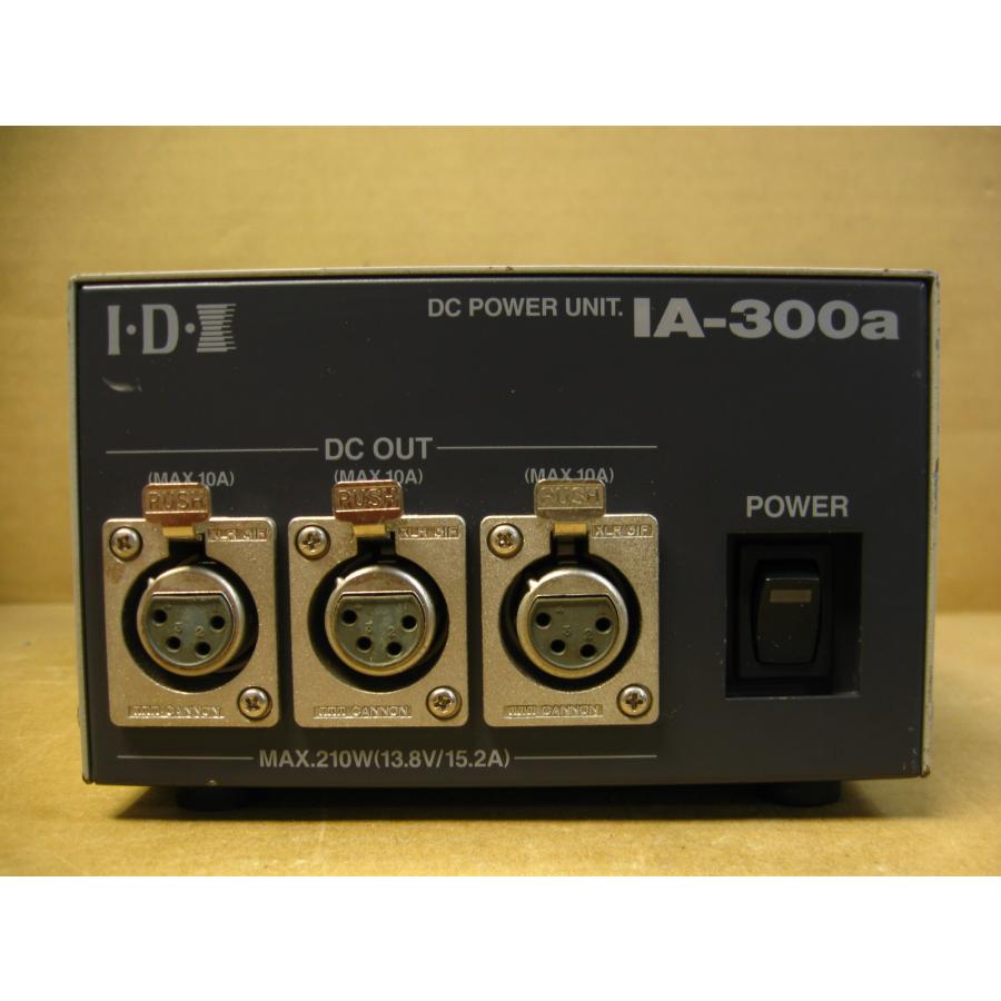 ▽IDX IA-300a 3系統 210W ACアダプター 中古 4ピンXLRコネクター アイ