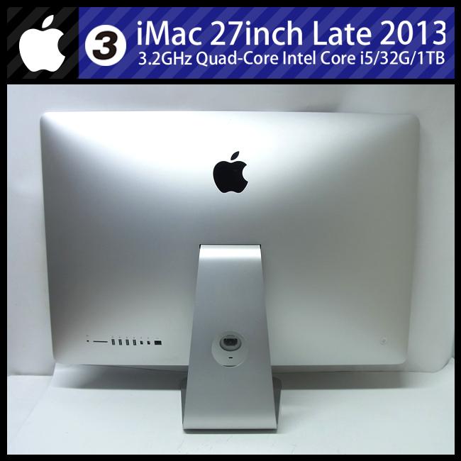 iMac（Apple） ☆iMac 27インチ Late 2013・Core i5 3.2GHz