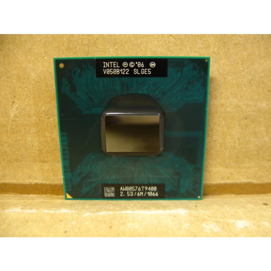 Intel Core 2 Duo T9400 2.53GHz SLGE5 2コア 6M 1066MHz 35W 478pin micro ...