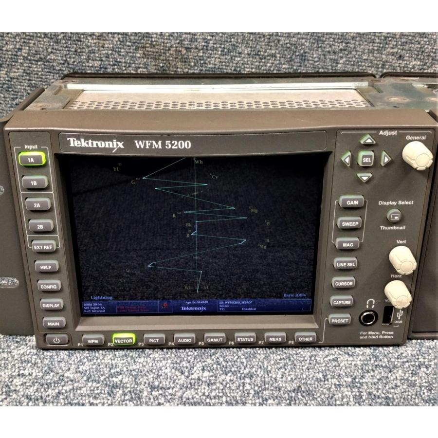 □Tektronix WFM5200 テクトロニクス HD-SDI入力 ウェーブフォーム