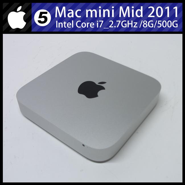 Mac mini ☆Mac mini・Mid 2011・Core i7 2.7GHz Dual-Core/8GB