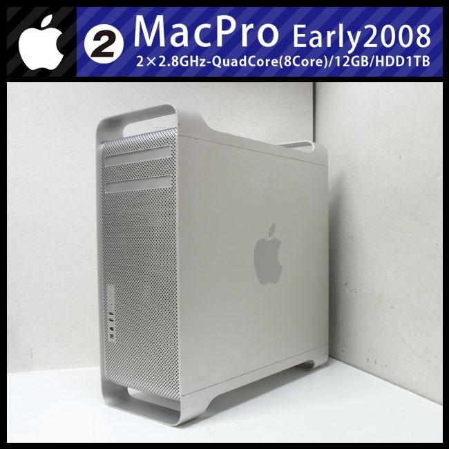 国内外の人気！★Mac Pro Early 2008・2×2.8GHz Quad-Core(8コア) 12GB HDD 1TB・Yosemite OSX 10.10［02］★