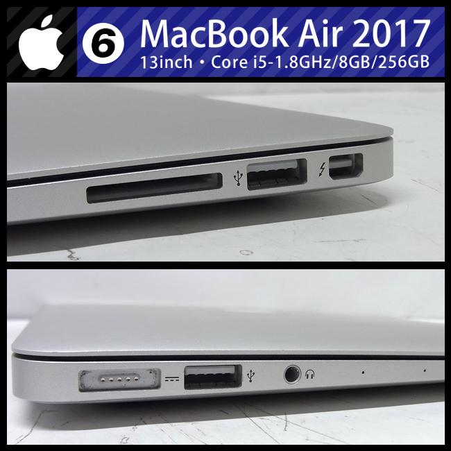 ☆MacBook Air (13-inch, 2017)・Core i5 1.8GHzデュアルコア/8GB/SSD
