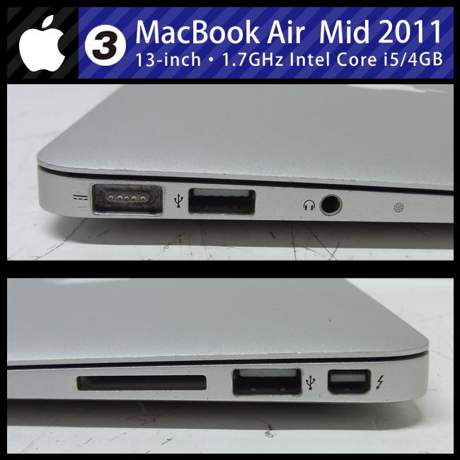 ☆MacBook Air (13-inch, Mid 2011)・Core i5 1.7GHz(2Core)/4GB