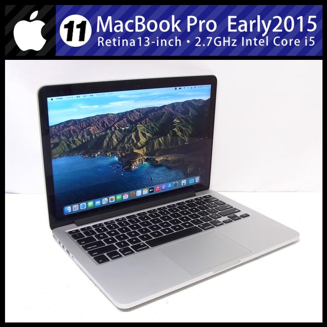 ☆MacBook Pro (Retina, 13-inch, Early 2015)☆Core i5 2.7GHz 