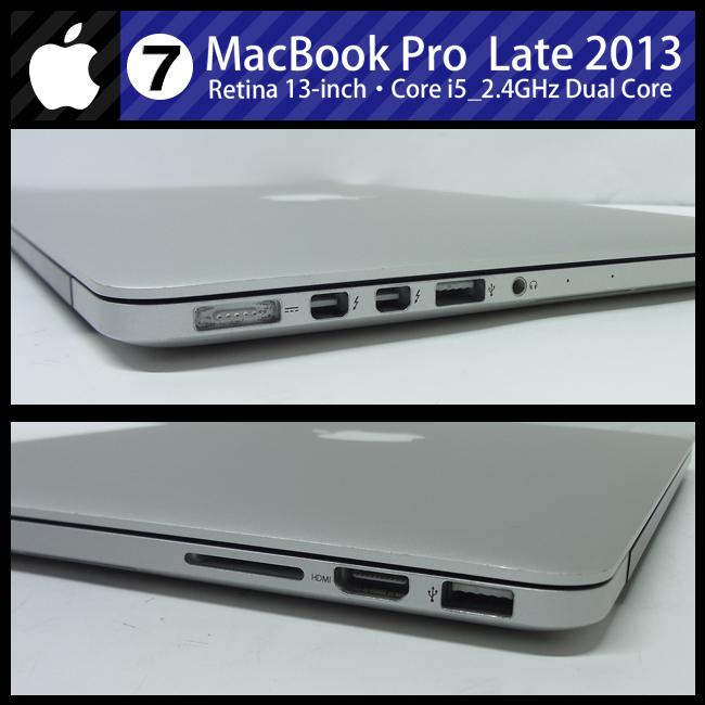 ノートPC Apple -  MacBook Pro Retina Late 2013Core i5 2.4 MacBook Pro ☆MacBook (Retina, 13-inch, Late 2013)・Core i5