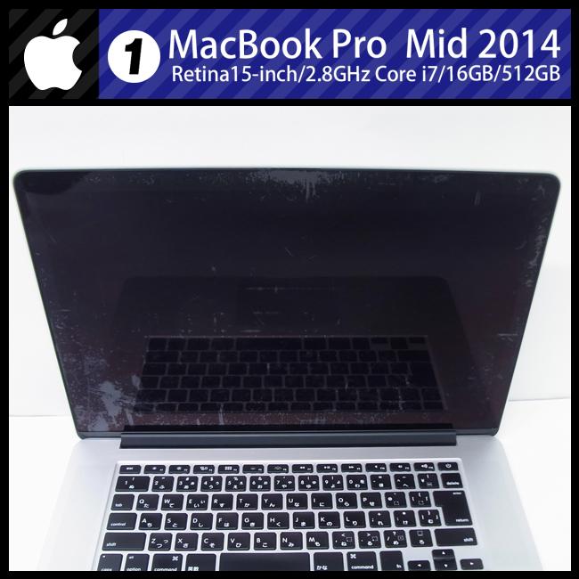 MacBook Pro ☆MacBook (Retina, 15-inch, Mid 2014)・Core i7 2.8GHz