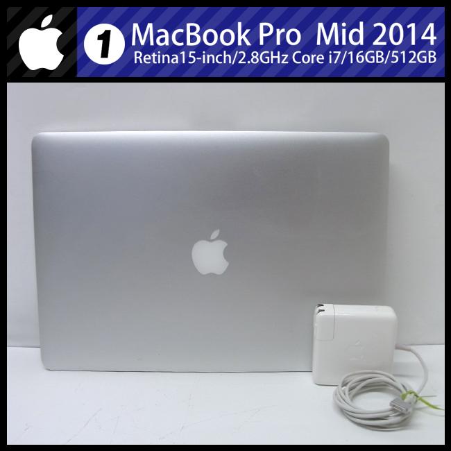 MacBook Pro ☆MacBook (Retina, 15-inch, Mid 2014)・Core i7 2.8GHz 