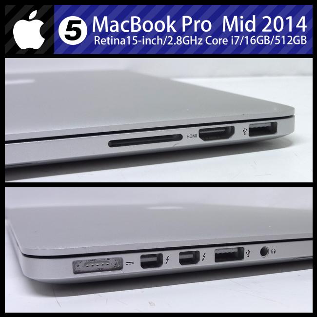★MacBook Pro (Retina, 15-inch, Mid 2014)・Core i7 2.8GHzクアッドコア/16GB/SSD 512GB/macOS Big Sur［05］｜misaonet｜06