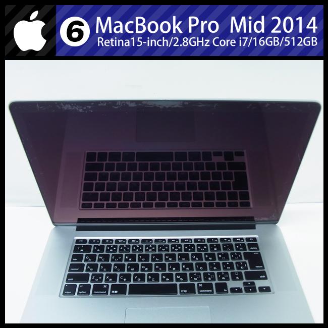 ★MacBook Pro (Retina, 15-inch, Mid 2014)・Core i7 2.8GHzクアッドコア/16GB/SSD 512GB/macOS Big Sur［06］｜misaonet｜06
