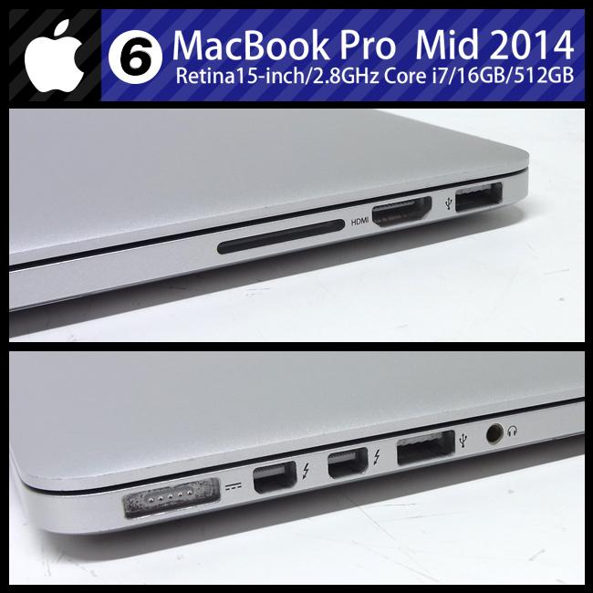 ★MacBook Pro (Retina, 15-inch, Mid 2014)・Core i7 2.8GHzクアッドコア/16GB/SSD 512GB/macOS Big Sur［06］｜misaonet｜07